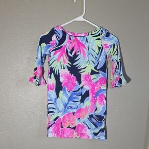 Lilly Pulitzer Girls M 6/7 Sophie Ruffle Dress